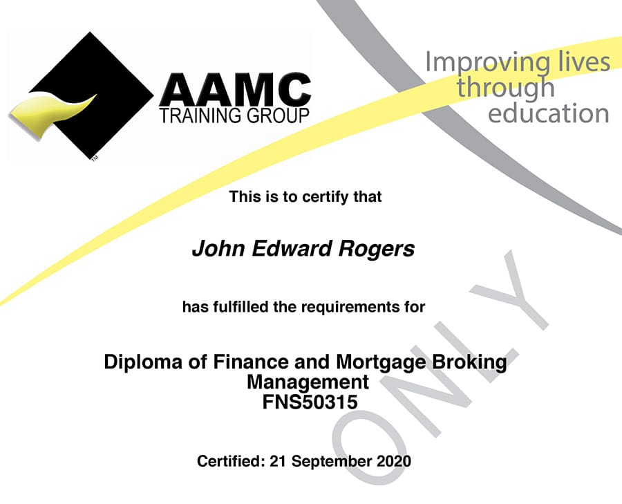 Certificate In Mortgage Broking